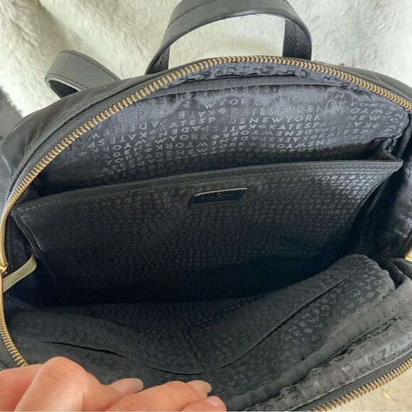 Kate Spade New York Nylon Hilo Blake Avenue Adjustable Bagpack Black main image 7
